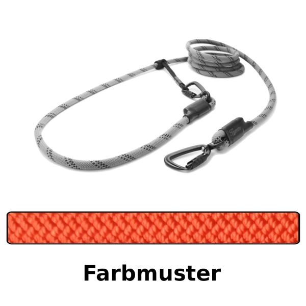 EASYLONG Hundeleine TWIST - L - 2,5m - orange